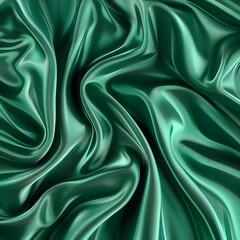 Fototapeta premium green silk background