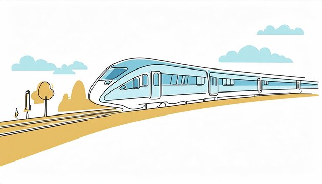 Bullet Train clip art preview