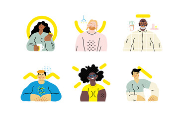 Creative Workspace: Video Conference, modern flat vector concept illustration of person engaging in virtual business meeting Connectivity, collaboration, digital interaction, remote work, productivity