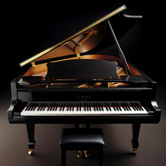 Black Grand Piano 