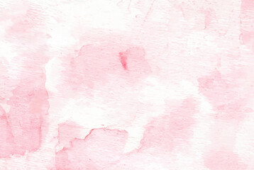Pastel Pink Abstract Watercolor Background