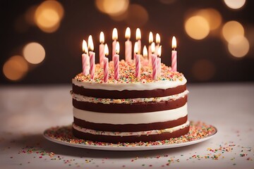 Sprinkles Cake Birthday