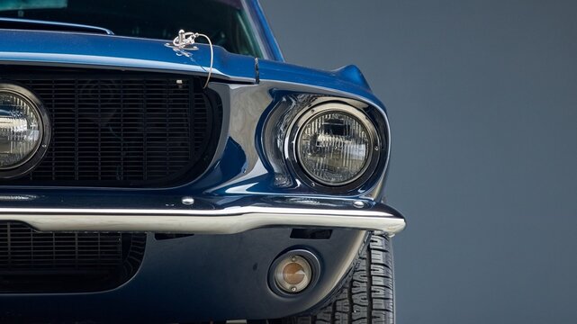 Headlight on a car