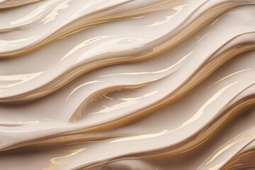 Obraz premium White lotion beauty skincare cream texture cosmetic product background silk wallpaper gel golden brown face mask splash cleanser milk cosmetology lotion skin swipe balm smooth makeup spa liquid creamy