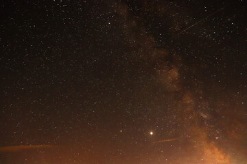 Milky Way in the Night Sky