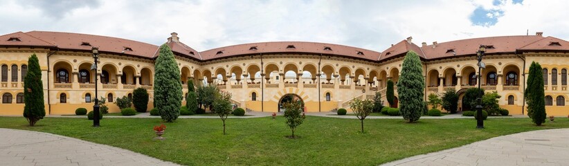 Fototapeta premium In the Alba Carolina fortress located in Alba Iulia city, Romania. It is a Vauban bastioned fortress built at the beginning of the 18th century