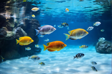 Obraz premium fish in aquarium