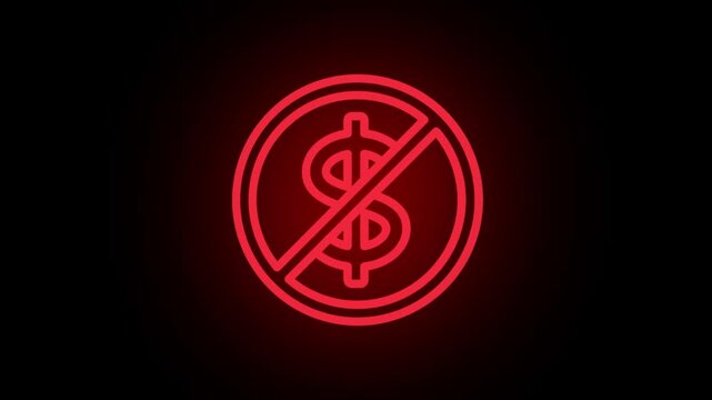 No money symbol