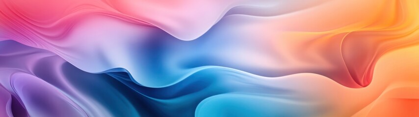 Obraz premium Abstract Gradient Background with Flowing Waves