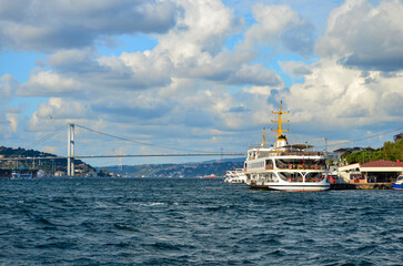 Fototapeta premium view of the bosphorus strait, istanbul