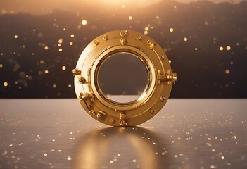 gold porthole ship sailor window navigation deck yacht