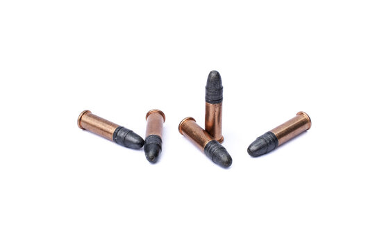 rimfire sporting and Olympic cartridge. .22 Long Rifle for sporting weapons, 5.6 &times; 15 mm R