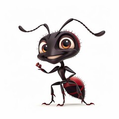 Obraz premium Ant Spirit animal cartoon isolated whitebackground 16:9