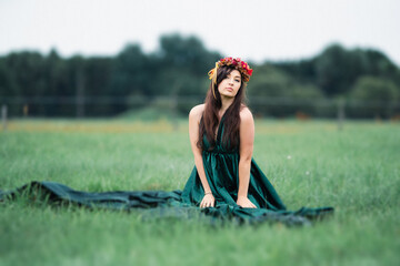 woman in the park