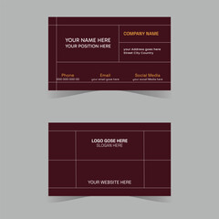 37 business card template Modern and clean professional business card template Business Card Layout  Black  White   Creative