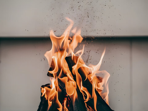 Fuego en llamas
