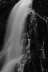 waterfall in the mountains