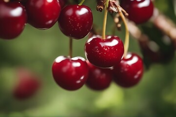 Organic Cherries Raw Red