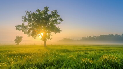 Free good morning scene wallpaper background photo