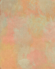 Soft Pink Green Yellow Texture Abstract Brush Stroke Pastel Gouache Background