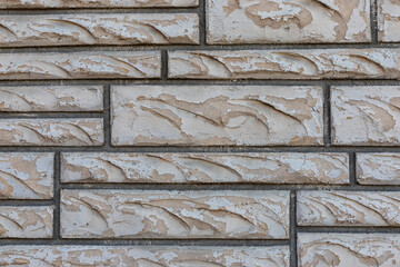 Decorative stone wall textured background.