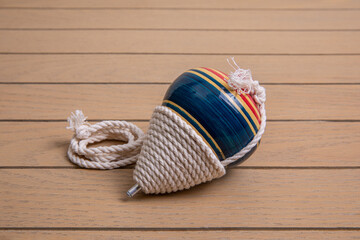 Mexican handmade wooden trompo