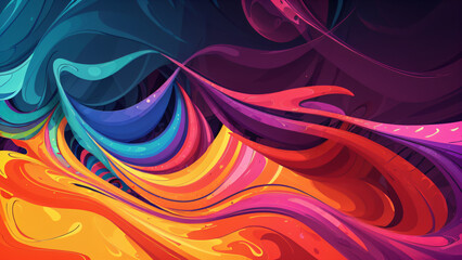 Fototapeta premium a colorful abstract background with many colors