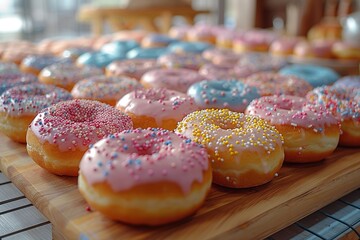 A Dozen Donuts with Sprinkles