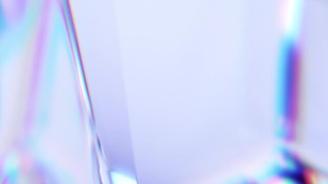 Abstract animation, soft background with color dispersion effect, 4k seamless looping video, 3d render