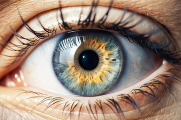 close up of a female eye, woman, beauty, macro, vision, blue, eyelashes, eyeball, closeup, look, pupil, eyelash, face, view, abstract, close-up, illustration