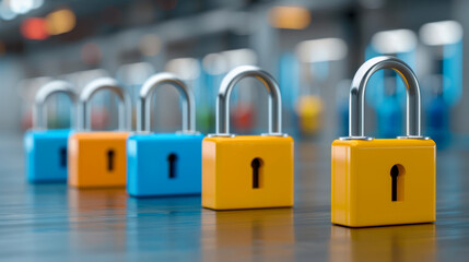 Fototapeta premium Secure Your Digital Future with Strong Protection