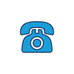 Telephone icon vector. phone icon vector.