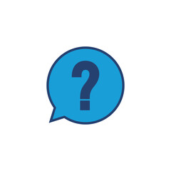 Question icon vector. question mark icon vector.