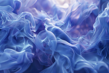 Obraz premium A blue flame with a purple background