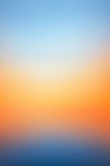 Obraz premium Soft gradient blue orange colors transitions white background