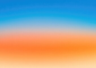 Naklejka premium Soft gradient blue orange colors transitions white background