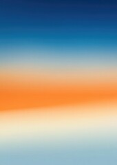 Soft gradient blue orange colors transitions white background
