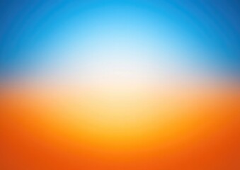 Soft gradient blue orange colors transitions white background