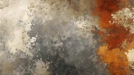 Vibrant Abstract Chaos. Textured abstract background with rough brush strokes and colorful accents concept