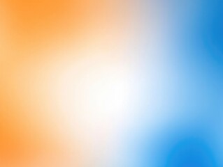 Soft gradient blue orange colors transitions white background