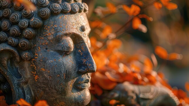 Enlightened teacher - buddha shakyamuni siddhartha gautama, revered as tathagata, bhagavan, sugata, jina, lokajyeshtha, spreading wisdom and compassion for the path to enlightenment and inner peace.