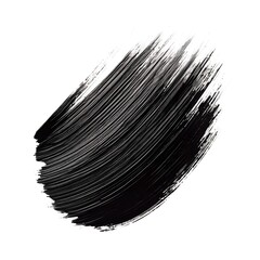 Artistic and Abstract Dry Brush Stroke on White Background