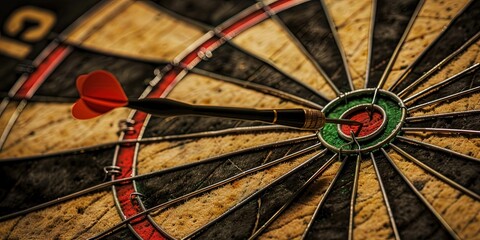 bullseye - dart in dartboard, 