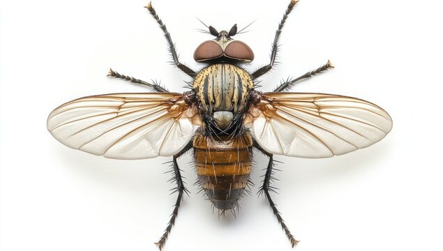 Macro Photography of a Tachinid Fly