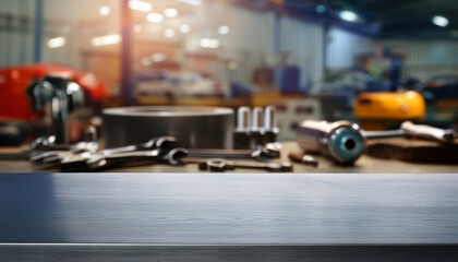 Obraz premium auto repair service station