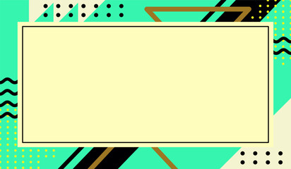 Abstract geometric background vector template