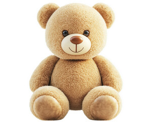 Obraz premium A teddy bear with a smile on its face