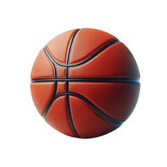 Fototapeta premium Basketball ball isolated on transparent background
