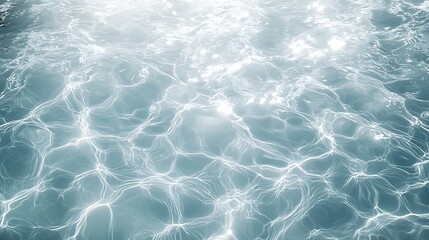 Fototapeta premium White water wave texture background Closeup of clear calm water surface texture with splashes and bubbles.