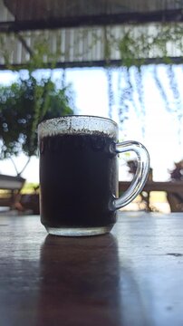 hot coffee rady to drink